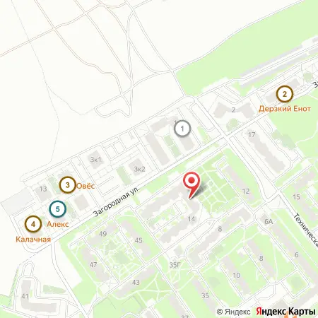 Кафе рядом с местом «Сквер Соколинка» на карте
