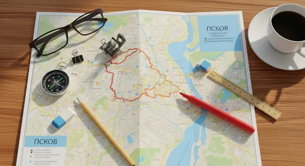 Конструктор собственного маршрута по Пскову